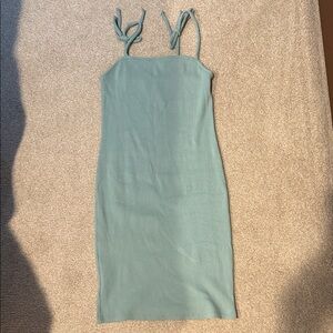 Wild Fable Teal Tie Strap Dress